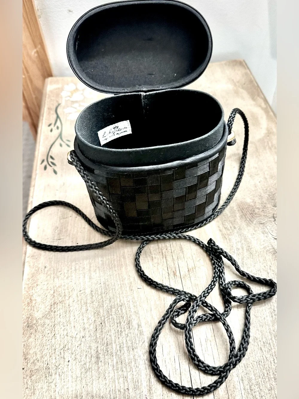 vintage cylinder evening box purse